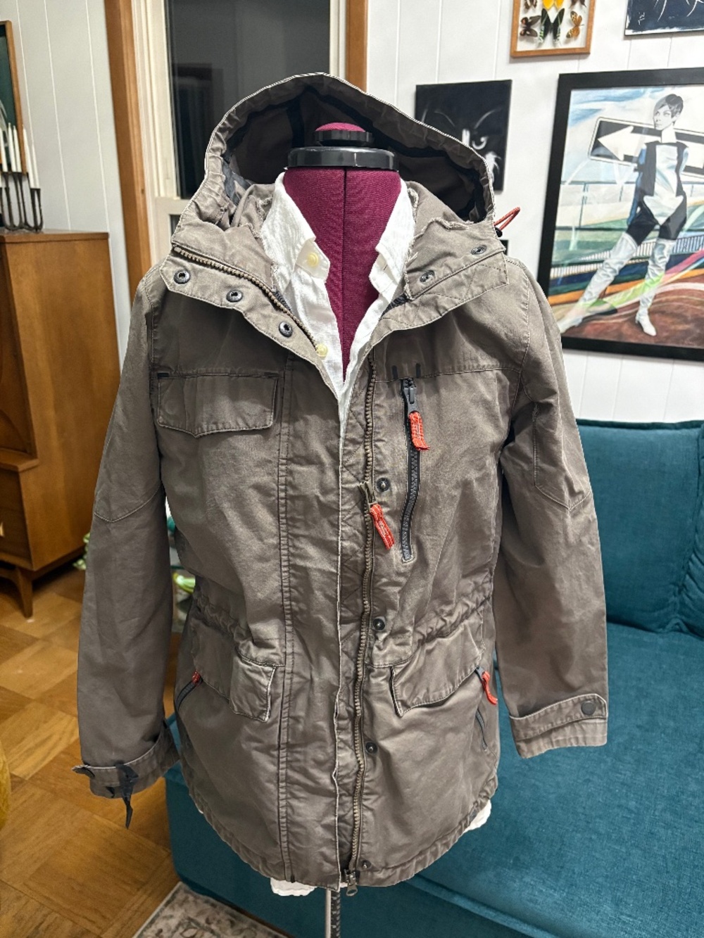Women’s L. L. Bean Khaki Green Jacket